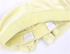 Name It pastel yellow velour shorts
